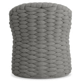 Salinas Nordic Grey/White/Cream Arm Chair - Ornate Home