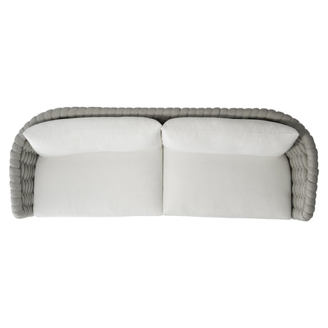 Salinas Taupe Grey/Grey Outdoor Sofa - Ornate Home