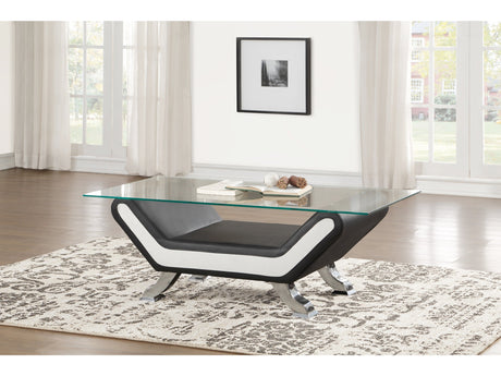 Salisbury Black/White Cocktail Table - Ornate Home