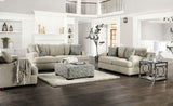 Salisbury Cream Loveseat - Ornate Home