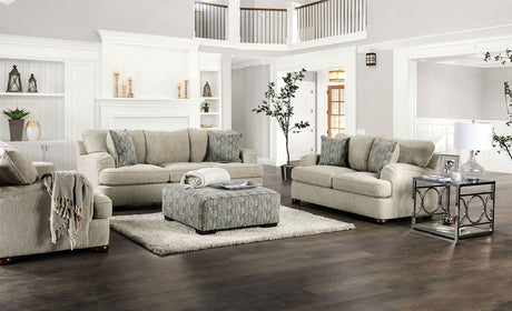 Salisbury Cream Loveseat - Ornate Home