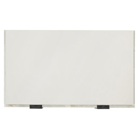 Salka White/Selenite Nightstand - Ornate Home