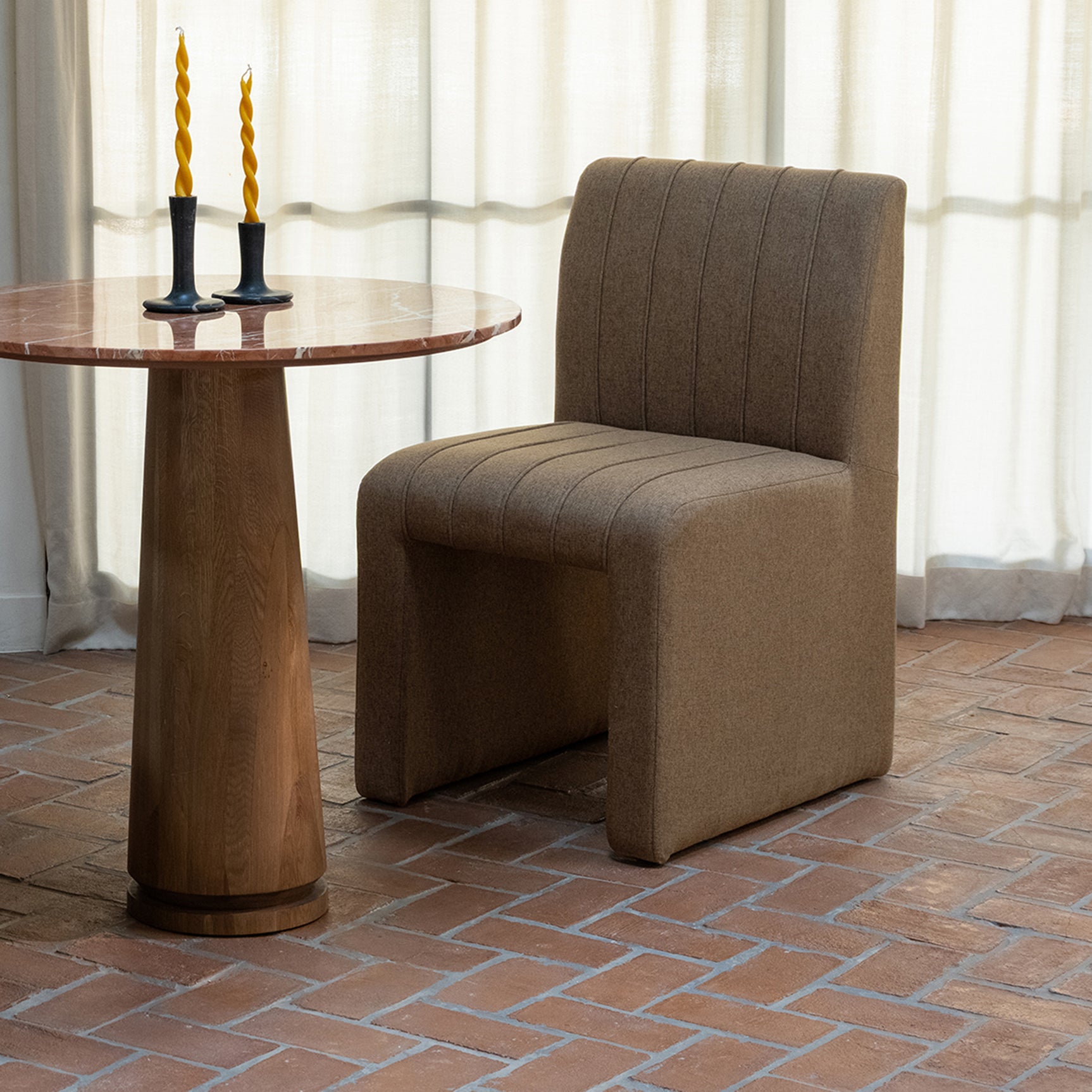 Sally Light Brown Dining Chair - Ornate Home