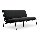 Salma Speckled Charcoal Outdoor Sofa - Ornate Home
