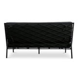 Salma Speckled Charcoal Outdoor Sofa - Ornate Home