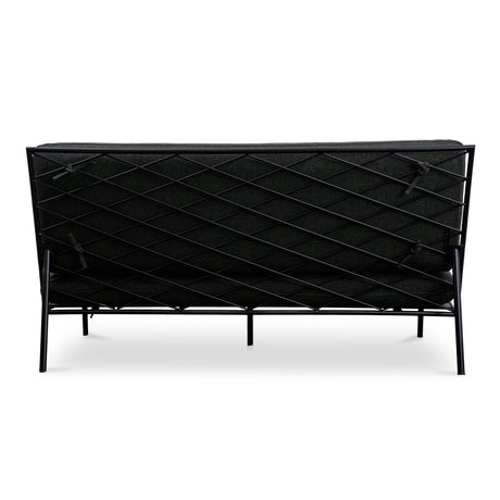 Salma Speckled Charcoal Outdoor Sofa - Ornate Home