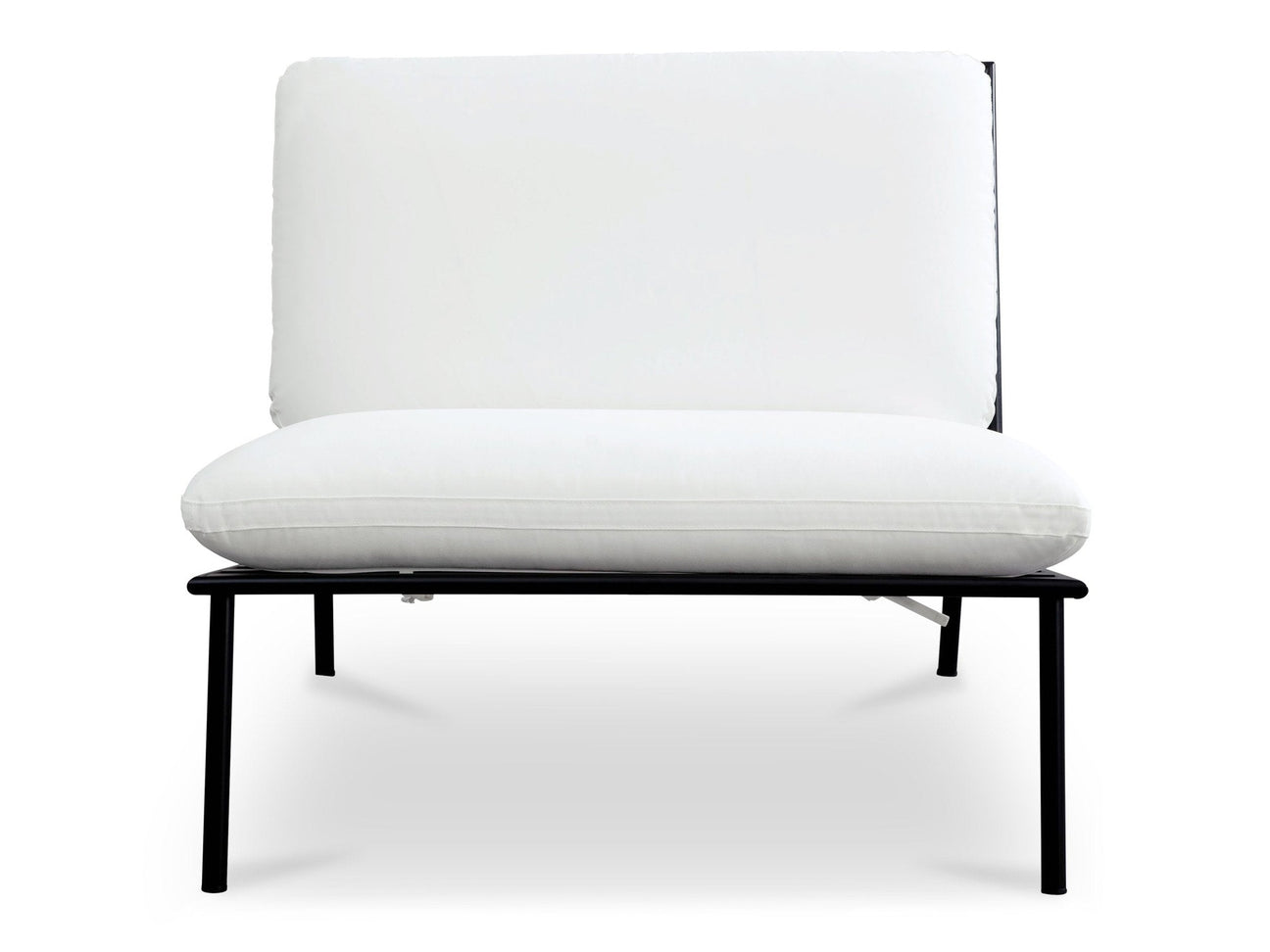 Salma White Outdoor Accent Chair - Ornate Home