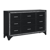 Salon Black Dresser - Ornate Home