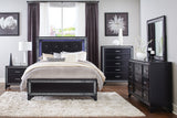 Salon Black Dresser - Ornate Home