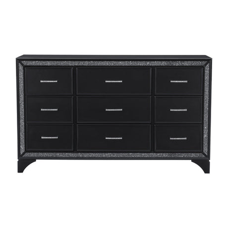 Salon Black Dresser - Ornate Home