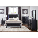 Salon Black Dresser - Ornate Home