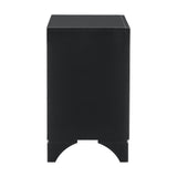 Salon Black Nightstand - Ornate Home
