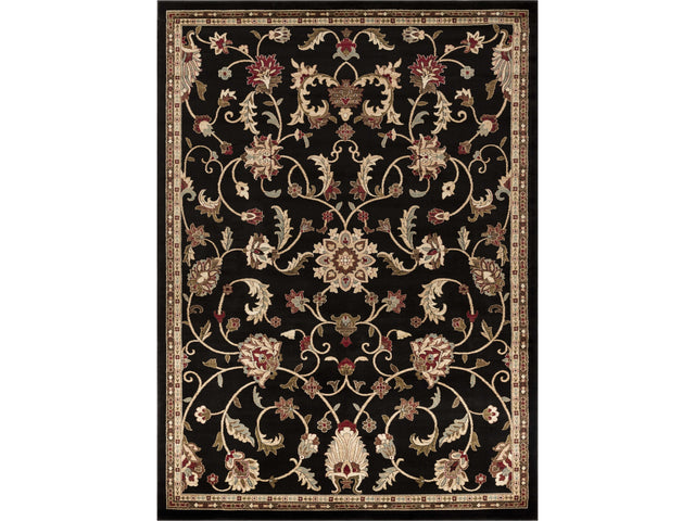 Salona Luxe Black Rug - Ornate Home