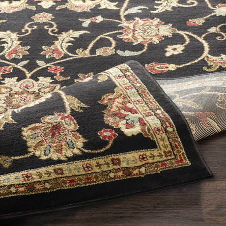 Salona Luxe Black Rug - Ornate Home