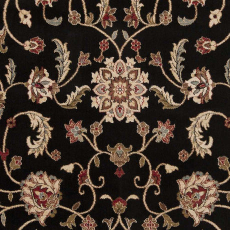 Salona Luxe Black Rug - Ornate Home