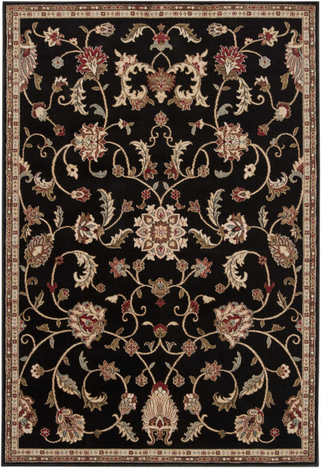Salona Luxe Black Rug - Ornate Home