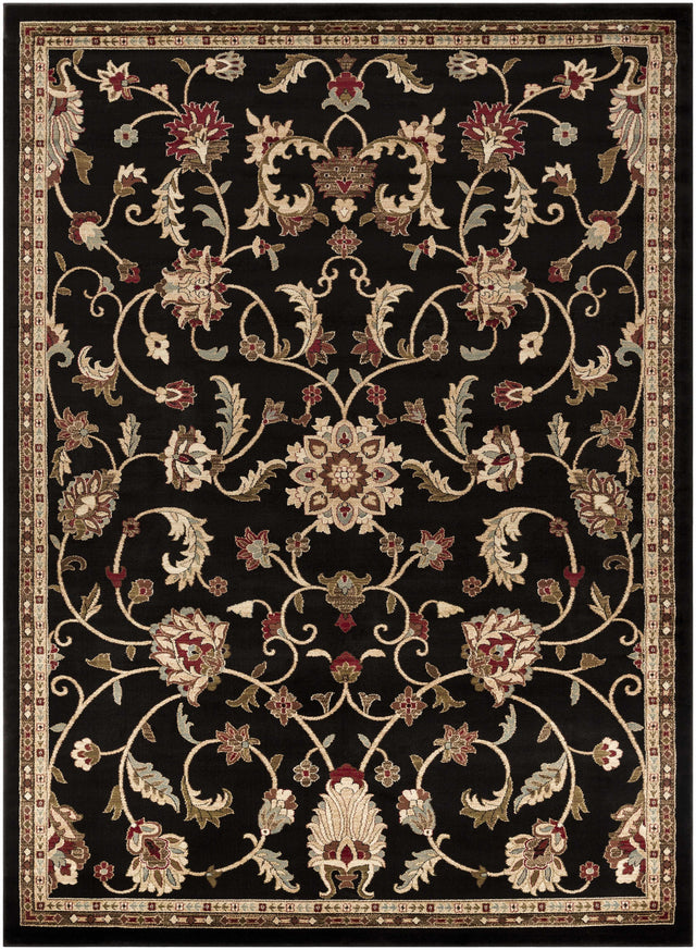 Salona Luxe Black Rug - Ornate Home