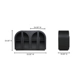 Salone Black Cabinet - Ornate Home