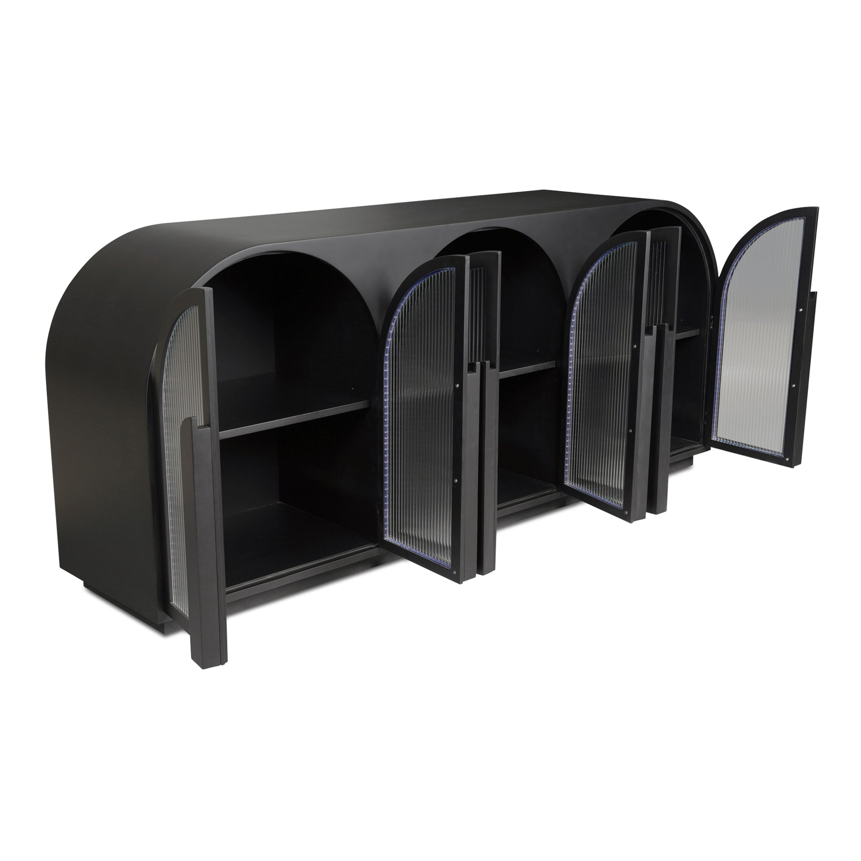 Salone Black Sideboard - Ornate Home