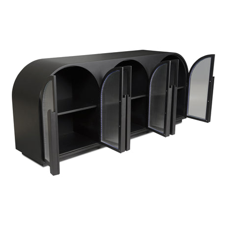 Salone Black Sideboard - Ornate Home