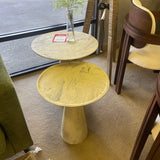 Salton Travertine Nesting Occasional Table (Set of 2) - Ornate Home