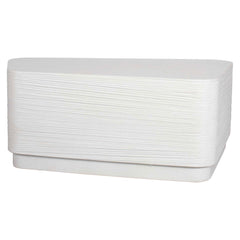 Saltwater White Concrete Coffee Table - Ornate Home