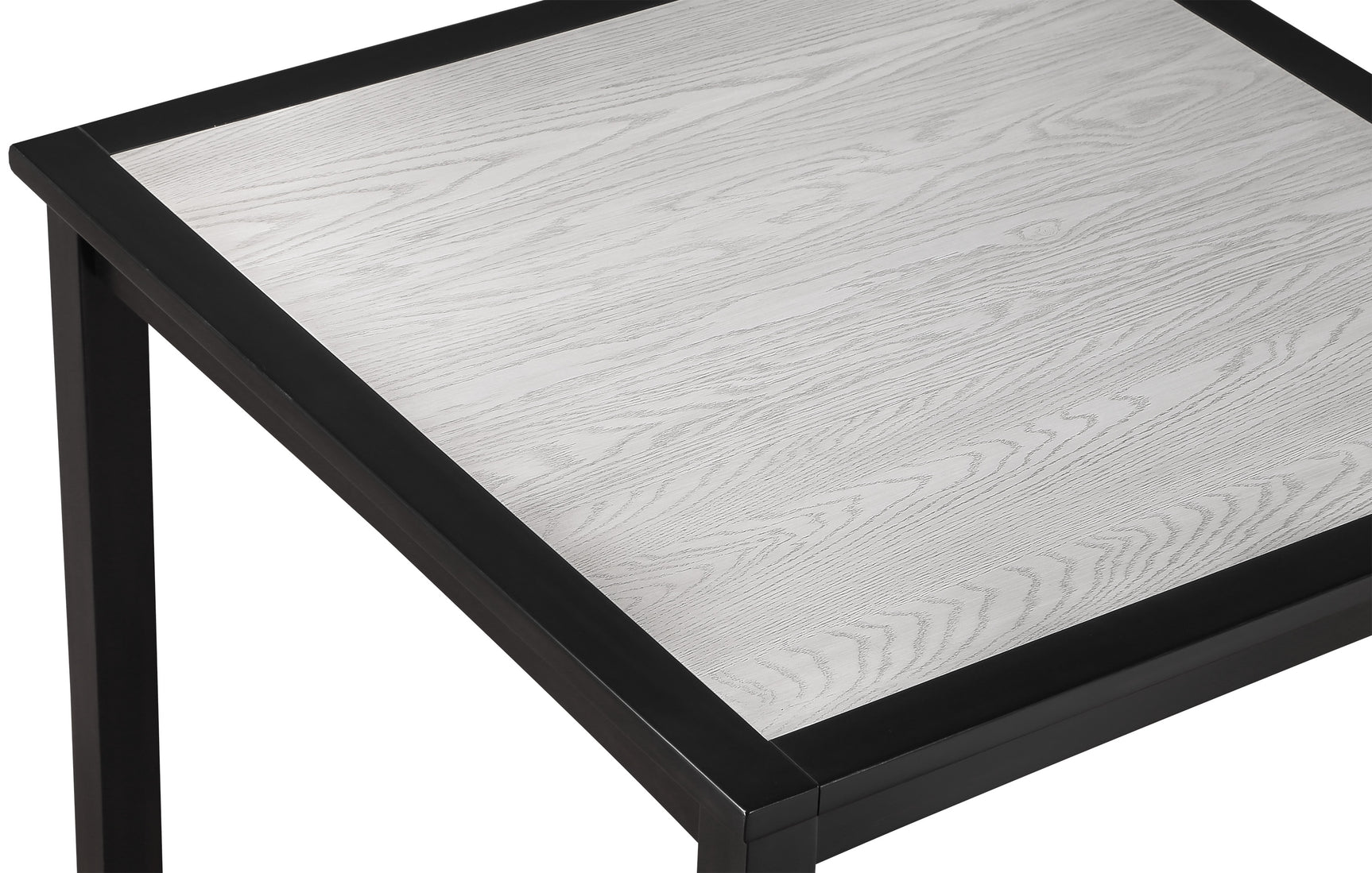 Salvador Black/White 5-Piece Counter Height Dining Set - Ornate Home