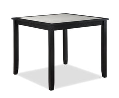 Salvador Black/White 5-Piece Counter Height Dining Set - Ornate Home