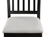 Salvador Black/White 5-Piece Counter Height Dining Set - Ornate Home