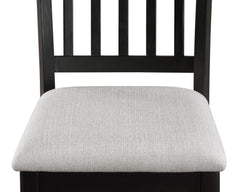 Salvador Black/White 5-Piece Counter Height Dining Set - Ornate Home