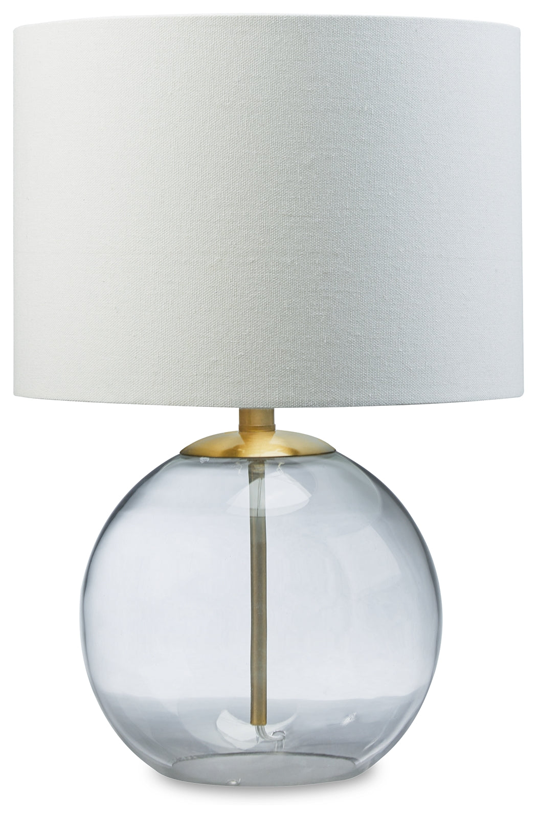 Samder Clear & Brass Finish Table Lamp (Online Special Price) - Ornate Home