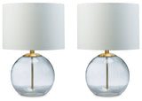 Samder Clear/Brass Table Lamp (Set of 2) (Online Special Price) - Ornate Home