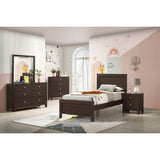 Sami Espresso 3-Piece Youth Twin Panel Bedroom Set - Ornate Home