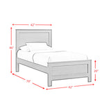 Sami Espresso 3-Piece Youth Twin Panel Bedroom Set - Ornate Home
