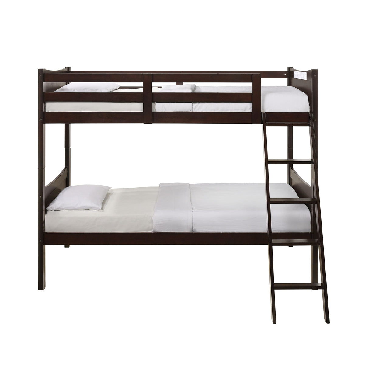 Sami Espresso Over Twin Bunk Bed - Ornate Home