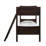 Sami Espresso Over Twin Bunk Bed - Ornate Home