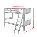 Sami Espresso Over Twin Bunk Bed - Ornate Home