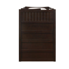 Sami Espresso Over Twin Step Bunk Bed with Right HB - Ornate Home