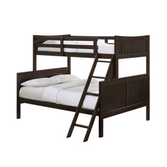 Sami Espresso Twin Over Full Bunk Bed - Ornate Home