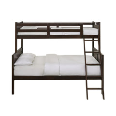 Sami Espresso Twin Over Full Bunk Bed - Ornate Home
