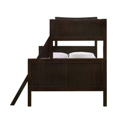 Sami Espresso Twin Over Full Bunk Bed - Ornate Home
