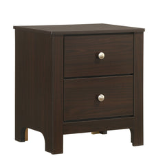 Sami Espresso Youth 2-Drawer Nightstand - Ornate Home