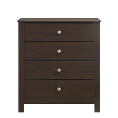 Sami Espresso Youth 4-Drawer Chest - Ornate Home
