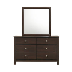 Sami Espresso Youth Dresser & Mirror Set