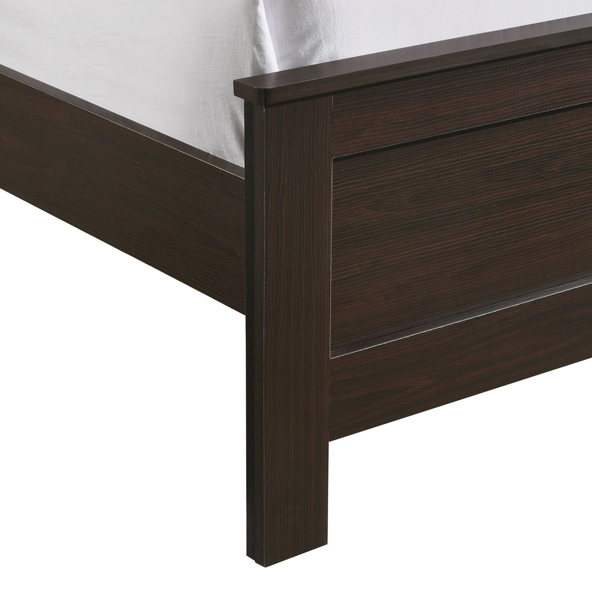 Sami Espresso Youth Full Panel Bed - Ornate Home