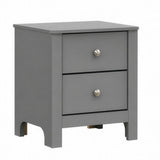 Sami Grey 3-Piece Youth Full Panel Bedroom Set - Ornate Home