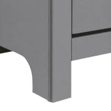 Sami Grey 3-Piece Youth Full Panel Bedroom Set - Ornate Home