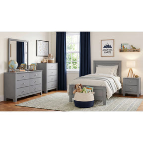 Sami Grey 3-Piece Youth Twin Panel Bedroom Set - Ornate Home