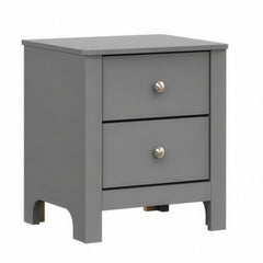 Sami Grey 5-Piece Youth Twin Panel Bedroom Set - Ornate Home