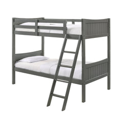 Sami Grey Over Twin Bunk Bed - Ornate Home